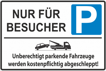 Parkplatzkennzeichnung Aufkleber